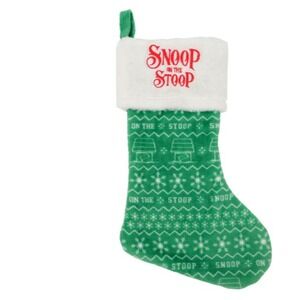 Snoop Dogg Green Snoop on the Stoop 18" A Hood Tradition Christmas Stocking-NEW!